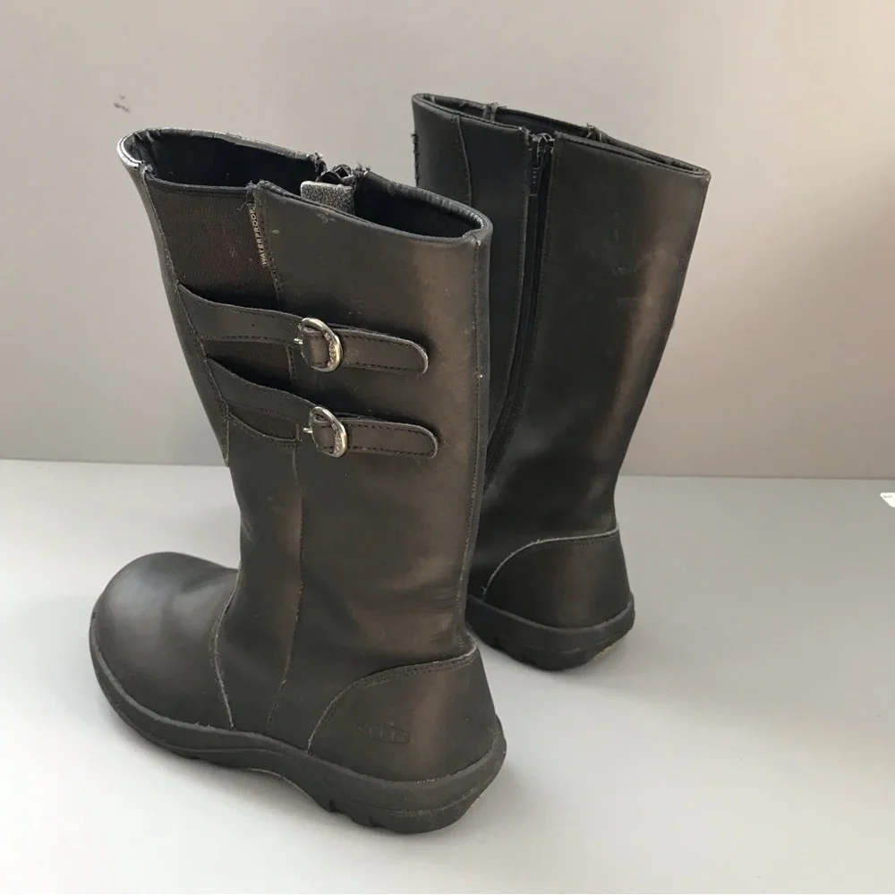 Keen Kids Insulated Waterproof Bern WP Leather Chore Farm Mud Rain Boot 5 REI